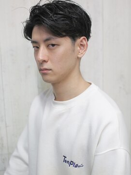 バース(BIRTH) 天神【BIRTH】サイドパート×耳掛けミックスパーマ　2