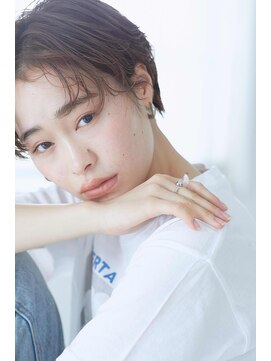 ナック ガーデン(knack GARDEN) 大人の洗練ハンサム前髪なしショート/センターパート◎30代40代