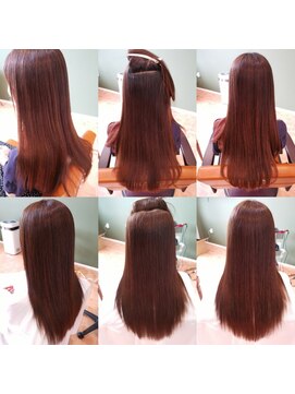 ピンプニー(Pimpny) ダメージに配慮しながらのヘアカラー☆グレージュピンク☆