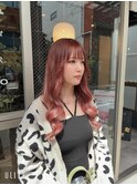 プルエクステピンクバレイヤージュ