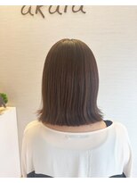アカラ ヘアー akala hair 艶ブラウンカラー