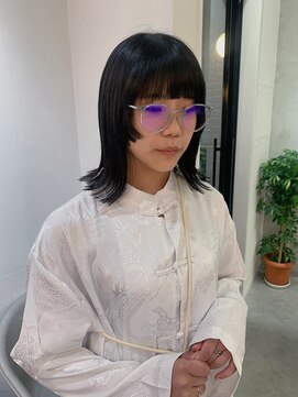 ロンドエニカ 大宮(Lond enika) モードヘアウルフボブレイヤーカット【大宮美容室】