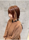 インナーベージュ×マロンカラー＊【NICA溝の口店】