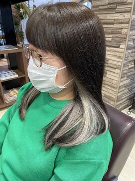 アロ 調布店(ARO) インナーカラー・イヤリングカラー・ダブルカラー・ケアブリーチ