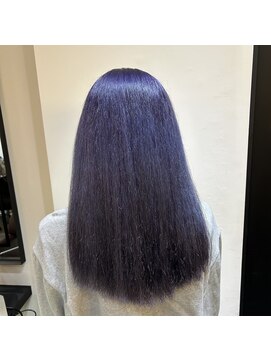 サロンドミルク 溝の口店(salon de MiLK) ディープブルーパープル