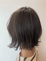 アース 三田南ウッディタウン店(HAIR&MAKE EARTH)&nbsp;20代30代40代大人かっこいいハイライト無造作ミディ