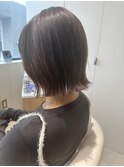 切りっぱなしラインがオシャレ。首も綺麗に見える【ボブ】