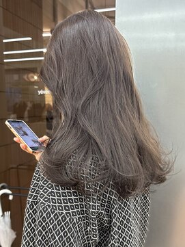 パークレーン アイス イヴェン(park lane ICI yeven) ブリーチなし 透明感グレージュ 暗染め履歴有り/momoka