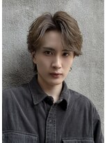 ロンド アンブル 四条烏丸(Lond ambre) 萱原大幹 センターパート/眉毛/短髪/メンズカット