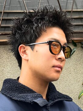 エルマーク 枚方(L-MARK) スパイキーショートザクザクショートアップバングツーブロック