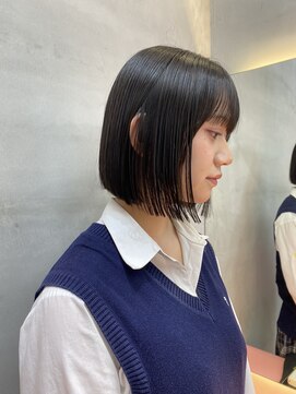 ロンドポレール 北千住(Lond polaire) 切りっぱなしボブ