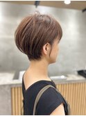浦和ショートヘアショートカット白髪ぼかし白髪染めボブ40代50代