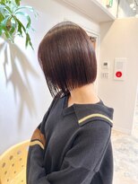 コレット 大宮(collet)&nbsp;大宮韓国タッセルボブヘイリー切りっぱなし前下がりボブ20代30代