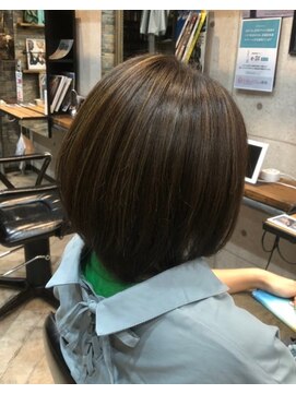 ラクープブン 恵那店(LaCoupeBUN) LaCoupeBUN/ボブ/ハイライト/イルミナカラー/髪質改善