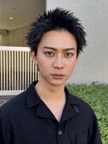 クロト(Clotho) スパイキーショート/ツイストスパイラル波巻きメンズウルフ