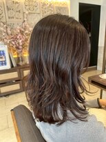 ヘアリゾート粋 ティガ 池袋店(tiga)&nbsp;透明感ゆるやかウェーブ/アッシュブラウン