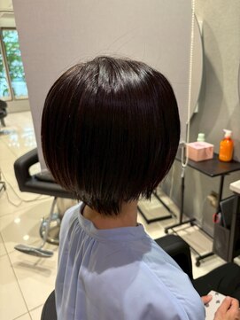 アース 南福島店(HAIR&MAKE EARTH) 縮毛矯正×ばっさりショートカット