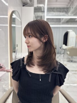 キティー(kiti) 2wayバング 韓国前髪 ミディアムレイヤー レイヤーカット