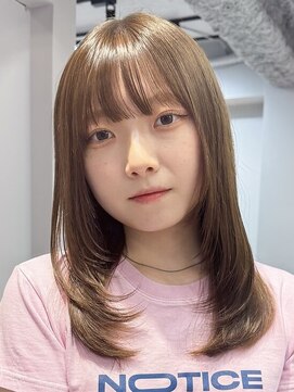 ハッチ(HACCH) 韓国風レイヤーカット髪質改善ダブルカラーハッシュカット