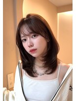 ルル 表参道(lulu.) こなれミディ メルティカラー ことりベージュ グレージュ