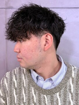 ショートマッシュ ツイスパ メンズパーマ 刈り上げ 20代【札幌】