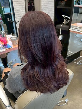 ディフィーノ 青山(DIFINO) ロングレイヤー/チョコレートブラウン/艶髪