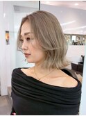 ボブくびれミディダブルカラーブロンド_ba574762