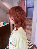 サーモンピンク×レトロウルフ