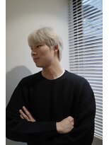 アンド グラフ(& Graph.)&nbsp;メンズハイトーン　ホワイトベージュ