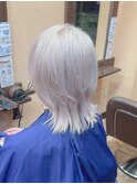 【長尾】ホワイトシルバー
