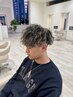 【伊藤指名限定】メンズカット+ハイライト/メッシュ+1stepTR