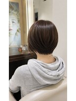 ヘア&エステ ヒロイン 西武池袋店&nbsp;大人上品コンパクトおさまりショートボブスタイル。
