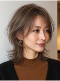 白髪ぼかし脱白髪染め似合わせカット40代50代60代