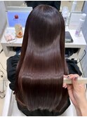 髪質改善カシスカラー