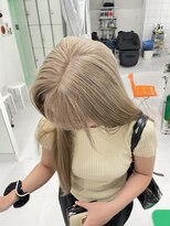 ギア(GEAR.)&nbsp;艶髪ブリーチカラー◎ミルクティーグレージュカラー