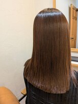 スーリール 伊都店(Sourire)&nbsp;ナチュラル縮毛　　グレージュカラー