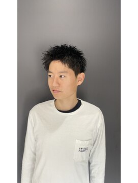 クレオ 福大通り店(CREO) スパイキーショート×ツーブロック◎男らしさ爽やかメンズ