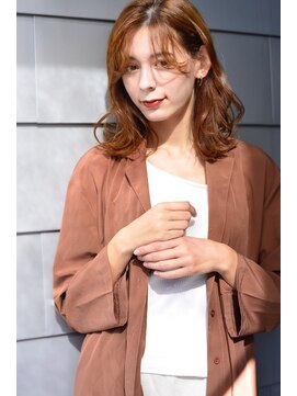 ロロ(ro-ro) plumyイルミナx外ハネボブxアッシュブラウンxネオウルフ