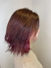 ちらっと見せる【インナーカラー 】で一歩先をいくオシャレ★［秦野/イルミナカラー/髪質改善/学割U24］