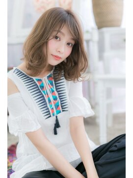 ミック ヘアアンドメイク アップ 駒込店(miq Hair&Make up) 重軽のグッドバランス♪シアーカラーンひし形シルエット