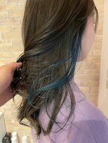 ブレス ヘアー clara店(Bless HAIR) インナーカラー/ブルー/アッシュグレージュ