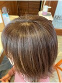 白髪ぼかしハイライト