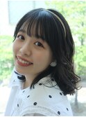 聖子ちゃん風ミディアムスタイル