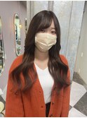 #名古屋#栄#プルエクステ#ロング#ナチュラル#ブラウン#さら艶