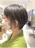 ショートボブ/ヘルシースタイル/透明感ヘア