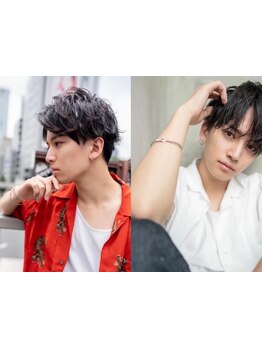 【カット+パーマ+眉カット\9100】束感やニュアンスも自由自在♪再現性の高さも魅力《浅草駅3分》