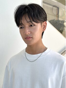 ゼストプール(ZEST POOL) カルマパーマ シースルーマッシュ 韓国ヘア 韓国メンズヘア