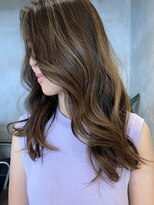 ブルックス ハイライト 大人ボブ  レイヤーボブ アッシュベージュ ショート