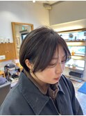 ボブルフ/小顔/ネビージュ/マッシュショート/大人ボブ
