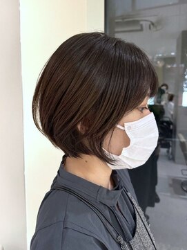 ミズチャーム(Ms.CHARM) くびれ丸みショート/ナチュラルブラウン